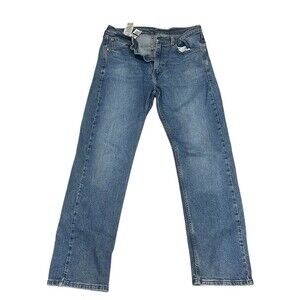 Levi’s 505 Straight Leg Jeans Men’s W32 L30 Medium Wash Blue Denim
